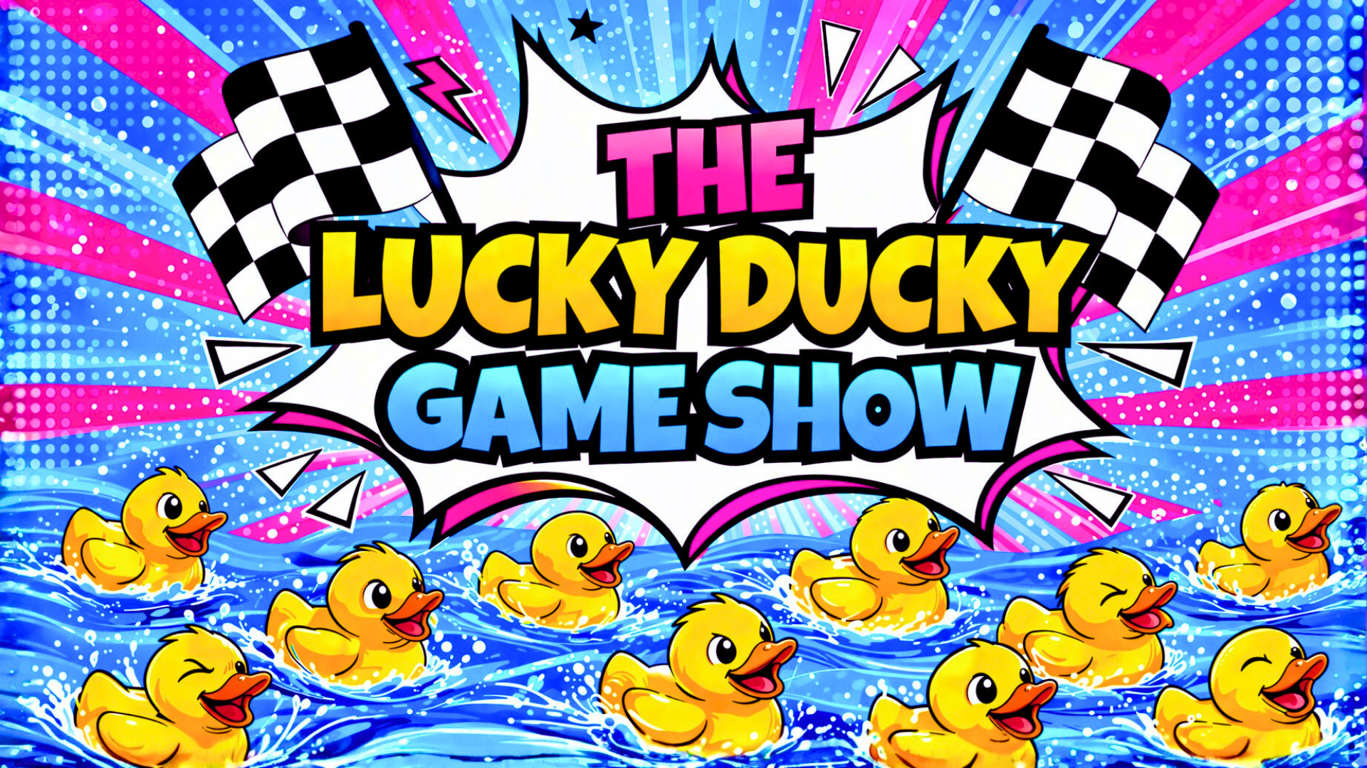The Lucky Ducky Game Show Logo