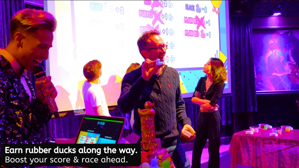 Lucky Ducky Game Show - on screen visuals