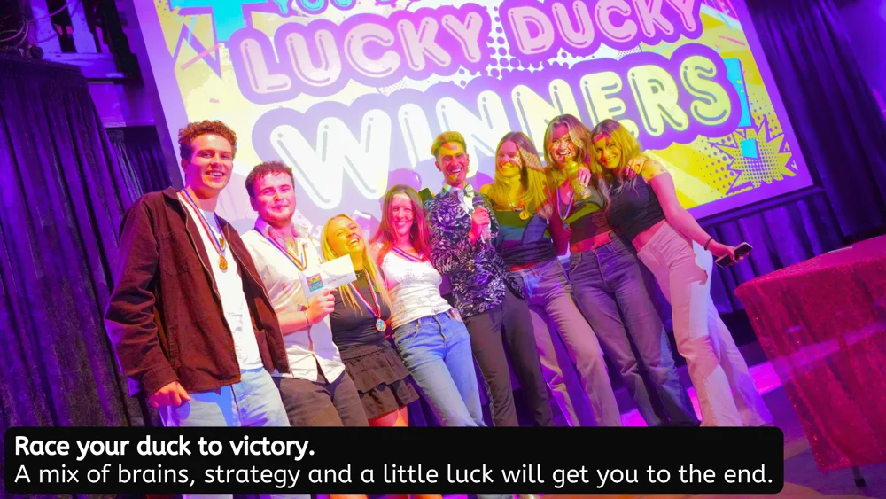Lucky Ducky Game Show - audience participation