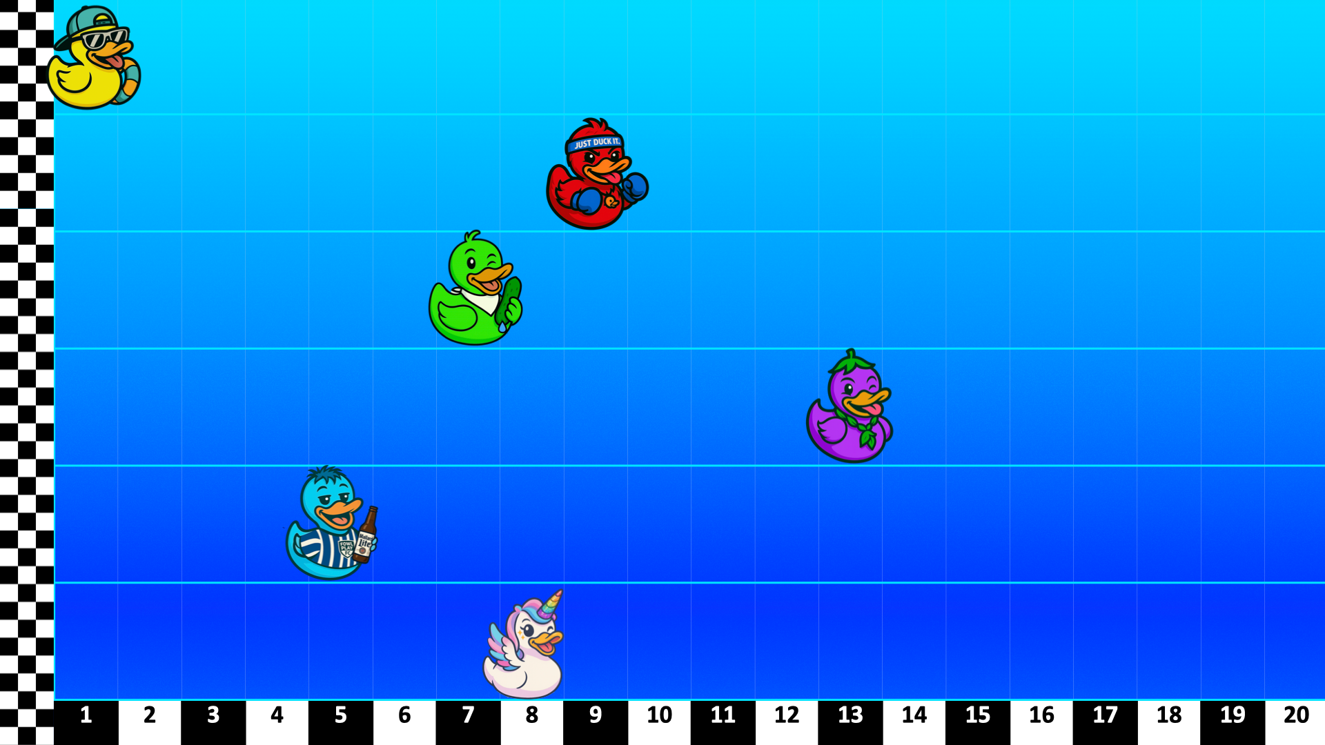 Race to Victory - leaderboard